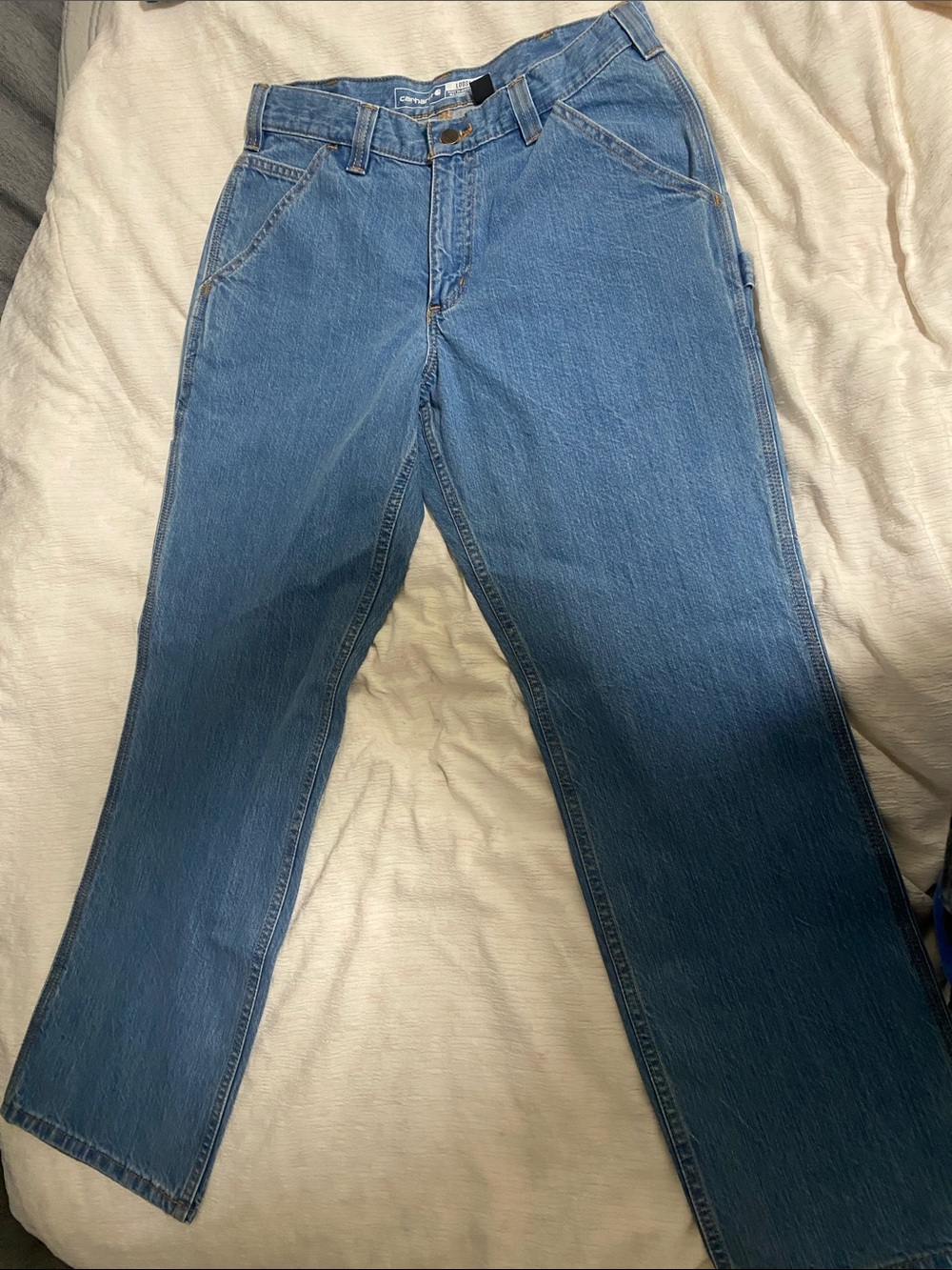 Carhartt Women’s Light Blue Relaxed Fit Jeans